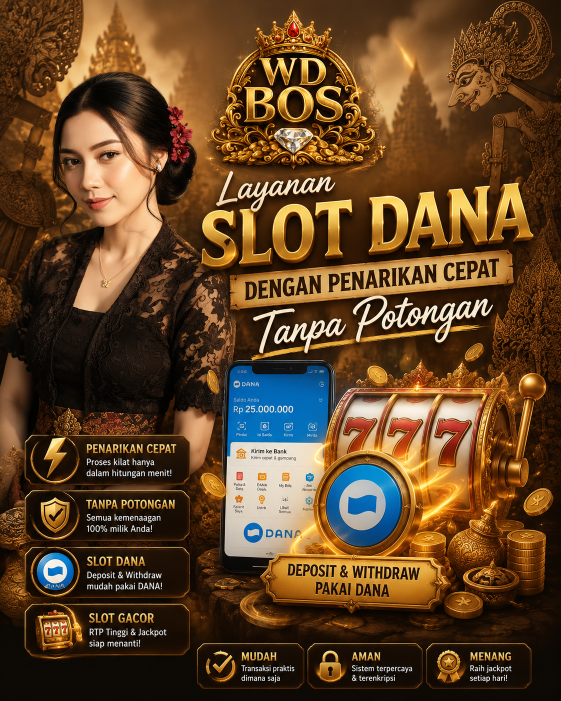 WD BOS | Slot Dana dengan Penarikan Cepat Tanpa Potongan